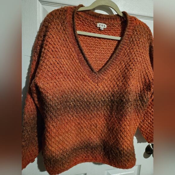 Woman's long sleeve sweater Fall colors size S - Picture 3 of 8